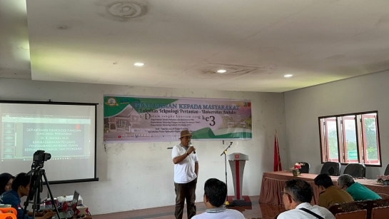 Departemen TPHP Fateta Unand Padang Ajak Pelaku Usaha Nagari Lawang Kembangkan Bisnis Berbasis Kelompok Tani