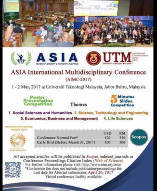 Seminar ASIA International Multidisciplinary Conference (AIMC – 2017)