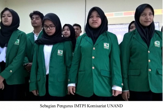 Pelantikan Pengurus Ikatan Mahasiswa Teknologi Pertanian Indonesia  (IMTPI)  Komisariat UNAND